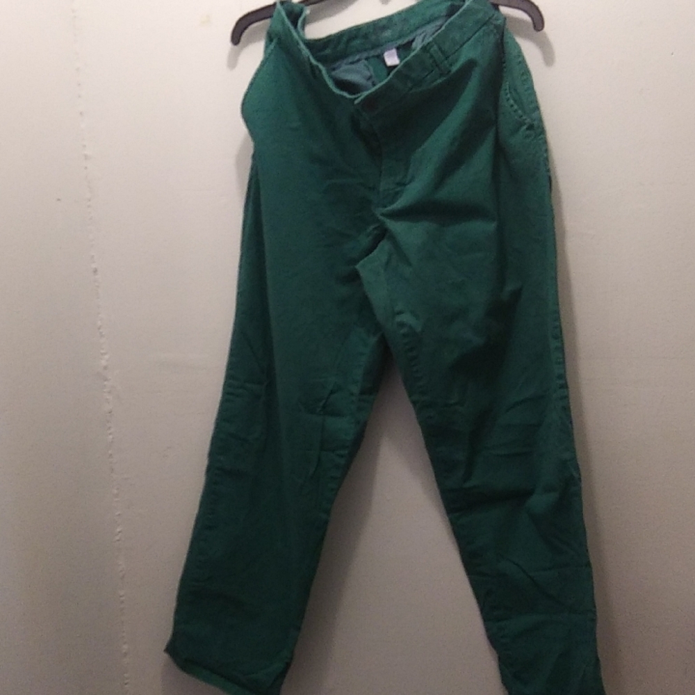 Izod Men's Forest Green Chinos